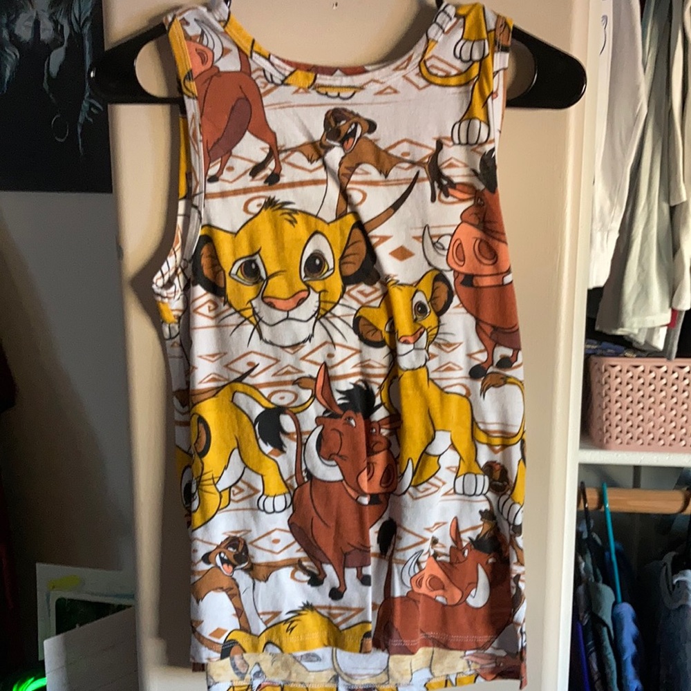 Lion king tank top